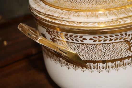 A pair of 19th century Paris porcelain ice pails